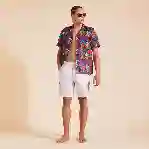 صورة Erkek Baie Keten Bermuda