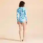 صورة Kadın Tahiti Flowers Lexya UV Korumalı Tişört