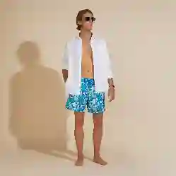 صورة Erkek Caroubis Keten Gömlek