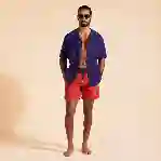 صورة Erkek Solid Bicolore Moka Mayo