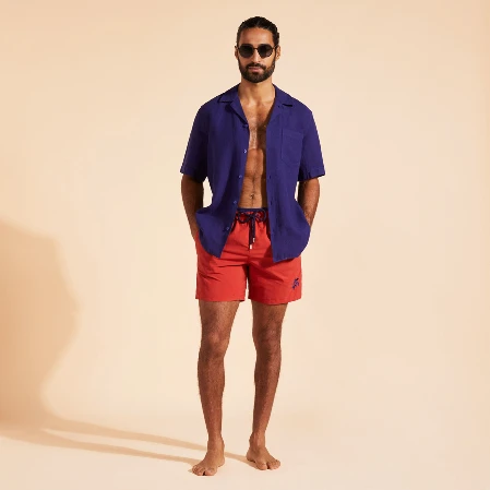 صورة Erkek Solid Bicolore Moka Mayo