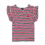 صورة Kız Çocuk Striped Genny Tişört