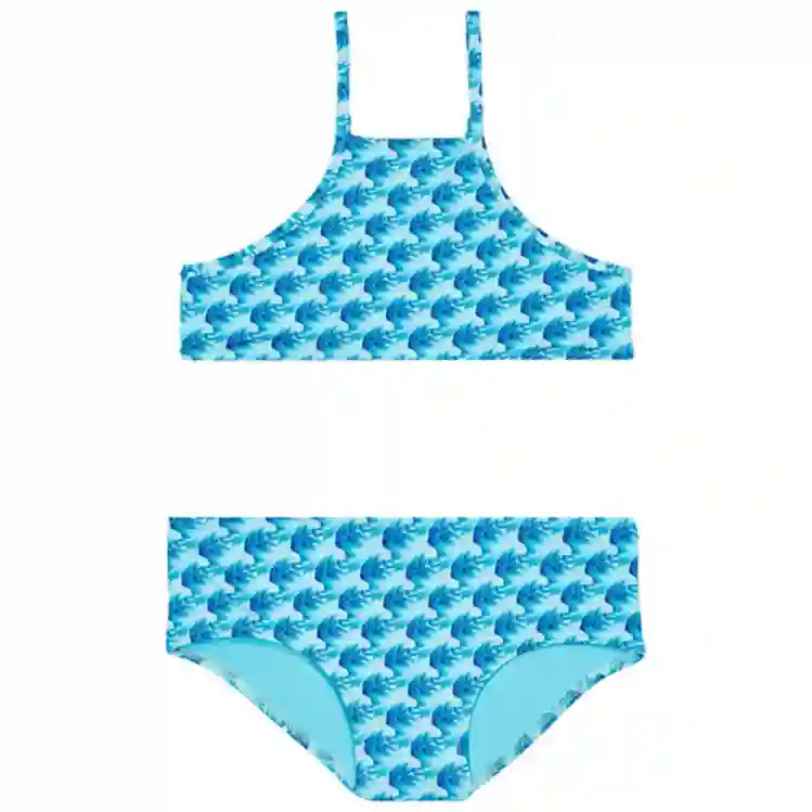صورة Kız Çocuk Micro Waves Gomette Bikini