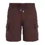 صورة Erkek Baie Keten Bermuda