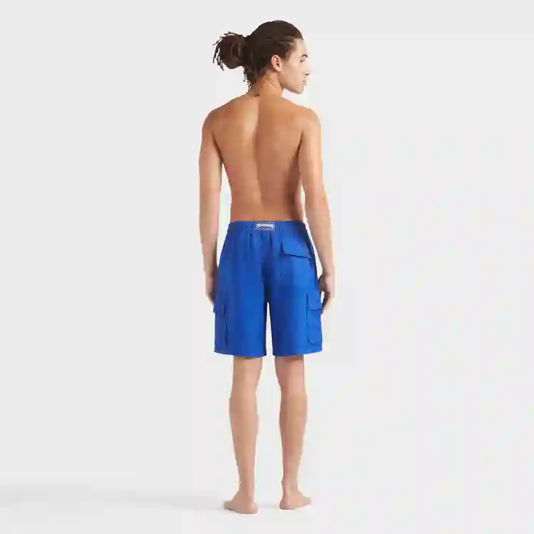 صورة Erkek Baie Keten Bermuda