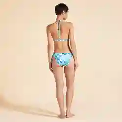 صورة Kadın Tahiti Flowers Flechett Bikini Üstü