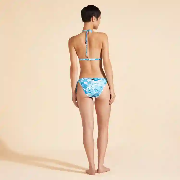 صورة Kadın Tahiti Flowers Flechett Bikini Üstü