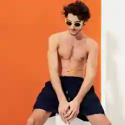 صورة Erkek Baie Keten Bermuda