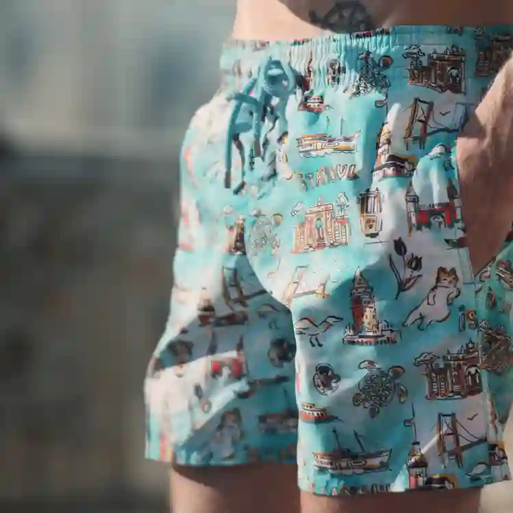 صورة Erkek Moorea Vilebrequin İstanbul Limited Edition Mayo