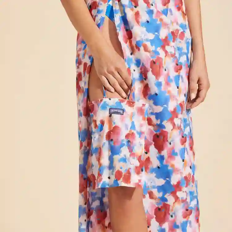 صورة Kadın Tahiti Flowers Pareo