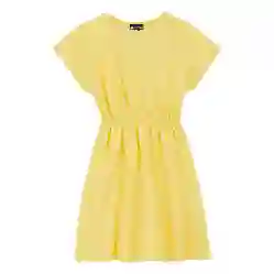 صورة Kız Çocuk Golden Havlu Elbise