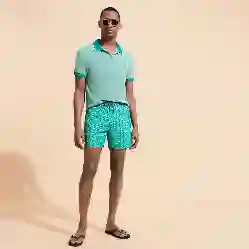 صورة Erkek Micro Ronde Des Tortues Rainbow Mahina Mayo