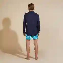 صورة Erkek Caroon Keten Gömlek