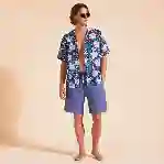 صورة Erkek Baie Keten Bermuda