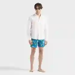 صورة Erkek Caroubis Pamuk-Keten Gömlek