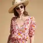 صورة Kadın Bona Iris Lace- Vilebrequin x Poupette St Barth Plaj Giyim