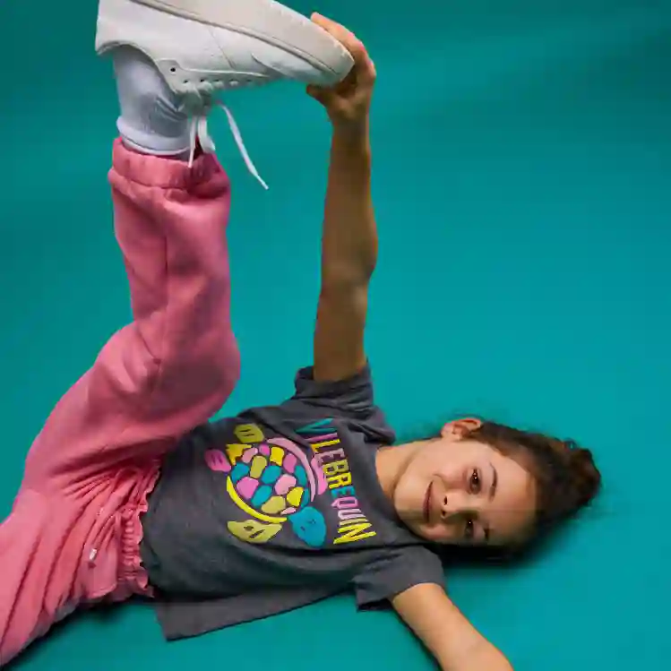 صورة Kız Çocuk Gitty Multicolore Turtle Tişört