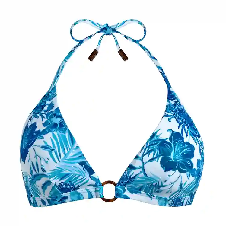 صورة Kadın Tahiti Flowers Flechett Bikini Üstü