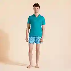 صورة Erkek Pyramid Keten Polo