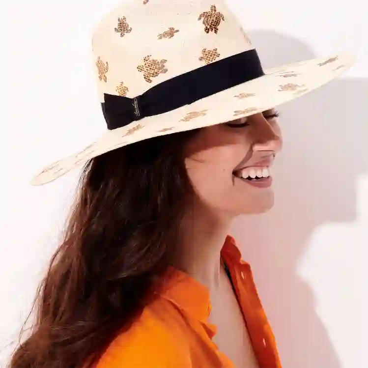 صورة Kadın Vilebrequin x Borsalino Claudia Şapka