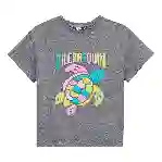 صورة Kız Çocuk Gitty Multicolore Turtle Tişört